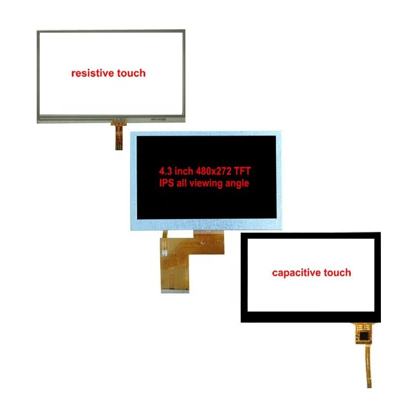 4.3 Inch 480X272 TFT 40 Pin IPS LCD Display Module