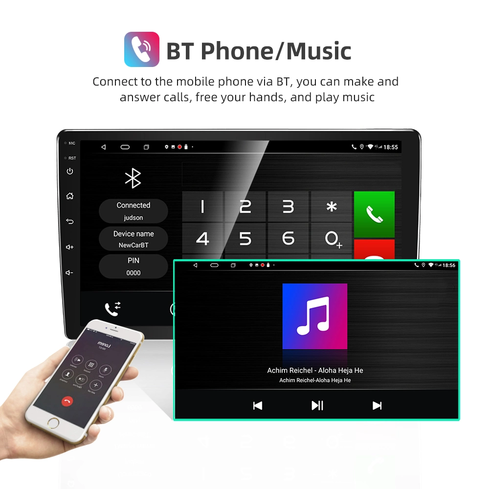 Jmance 9 Inch WiFi Bt DSP 2+32g Autoradio DVD 2 DIN GPS Android Multimedia Universal Car Audio 2 DIN Car Player